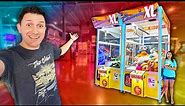 We Played EVERY Claw Machine in this GIANT Arcade!