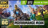 Fortnite OG: Performance Mode, DLSS & TSR Epic Settings | 1080p 1440p 4K | PC FPS Gameplay Benchmark