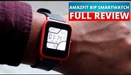 Amazfit Huami Bip Touch Screen Smartwatch A1608 Full Review!