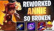 WILD RIFT | *NEW* REWORKED ANNIE IS SO BROKEN! | Challenger Annie Gameplay | Guide & Build