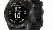 Garmin fenix 7X Pro - Sapphire Solar Edition Black Silicone Band Smartwatch, 51mm - 010-02778-10
