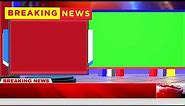 Green Screen Breaking News Bumper | Free Template For News Channels