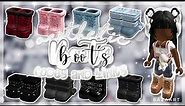 Aesthetic Layered / 3D Boots | Codes and Links | Roblox Bloxburg, Berry Avenue