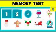 QUICK MEMORY TEST - PHOTOGRAPHIC MEMORY TEST - VIDEO 8