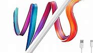 iPad Pencil 2nd Generation with Magnetic Wireless Charging - NTHJOYS Stylus Pen for Apple Pencil Compatible with iPad Pro 11/12.9, iPad 6/7/8/9/10th, iPad Air 3/4/5, iPad Mini 5/6th