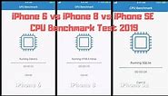 iPhone 8 vs iPhone SE vs iPhone 6 | CPU Benchmark Test in 2019