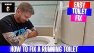 How to Fix a Running Toilet | Easy Toilet Flush Repair