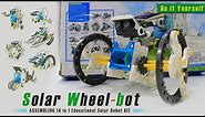 14 in 1 Educational Solar Robot Kit | Assembling Wheel-Bot Solar Robot | DIY | Green Energy