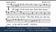 OFFERTORY • 2nd Sunday of Easter • SIMPLE ENGLISH PROPERS