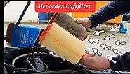 💨 Mercedes w203 w204 M271 Luftfilter Wechseln Tauschen Kompressor C Klasse