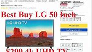 Lg UK6090PUA 50 inch for $299 at Best Buy