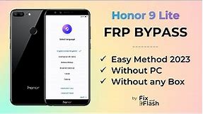 Huawei Honor 9 Lite (LLD-L21) FRP Bypass | Google Account Unlock without PC or Box | Android 8 2023