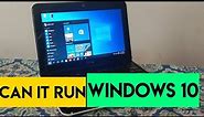 Windows 10 on Old Intel Atom Netbook (Experiment)
