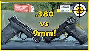 FMJ Battle! .380 vs 9mm Full Metal Jacket Ballistic Gel Test! Which Caliber is the BEST?