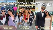 HOMECOMING SPIRIT WEEK *senior year* | dress up days, hoco court, + football game