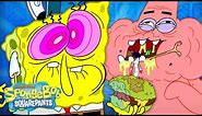 SpongeBob Characters Eating Things They Shouldn't! 🤢 | 30 Minute Compilation | SpongeBob