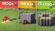 3 LEVELS OF COBBLESTONE FARMS | Which Is the BEST One For You?
