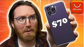 I Bought A $70 "iPhone 15 Pro Max" From Aliexpress...