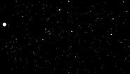 Endless White Particles Black Background 4K (No Loops)