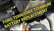 ford territory titanium battery replacement