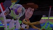 Toy Story (1995) Catching Up the Moving Van Scene