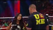 John Cena and AJ LEE Kiss - WWE Raw 19/11/12