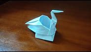 Origami Crane Box Easy How to make a paper Crane Box Easy Easy Origami
