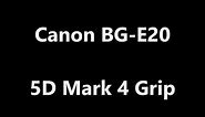 Canon 5D Mark IV Battery Grip BG-E20 Unboxing