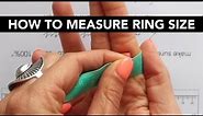 How to Measure your Ring Size
