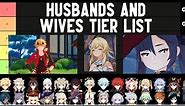The Husbands And Wives Character Tier List Genshin Impact