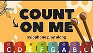 Count On Me @brunomars - XYLOPHONE PLAY ALONG