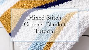 Modern Crochet Blanket Pattern: A Crochet Video Tutorial
