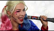 Quick Harley Quinn Makeup for beginners