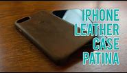 Patina your Apple Leather iPhone Case