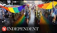 Live: Thousands participate in Taiwan's annual Pride parade
