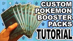 How To Make Your Own Custom Pokemon Booster Packs! | TCG Corner #2