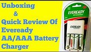 Eveready Recharge BP 2 AA+2 AAA Combo Battery (1000 series) Unboxing And Hand's On Quick Review