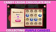 Candy Crush Saga Chocolate Box Challenge: Purple Candies Level 3246