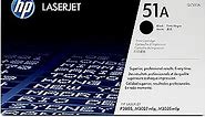 HP Original 51A Black Toner Cartridge Works with LaserJet P3005 Series; LaserJet M3027, M3035 MFP Series Q7551A