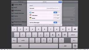 How to change your email password on your iPad