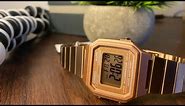 CASIO rose gold digital watch |Mini Vlog|