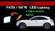 Infiniti FX35 / FX37 / QX70 - LED Interior Lighting Upgrades EASY!