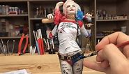 Artist Creates Miniature Sculpture of Harley Quinn