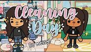 Cleaning Day 🧽😰| *WITH VOICE* | TikTok Roleplay | Toca Boca Life World | *NOT mine