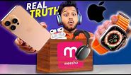 ₹9999 for iPhone 14 Pro Max 😳 ₹999 for Apple Watch Ultra I Trying Fake Apple Products from Meesho 😳