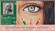 Strathmore Toned Gray Paper Review!* Drawing with Colored Pencils!*