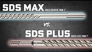 SDS-Plus vs SDS Max Rotary Hammer Drills -- What to Know & How to Choose