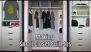 How to Make Small Closet Built-Ins