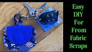 How To Make A Key Holder & Pouch Wallet/Money Purse Keychain/Easy DIY Wallet Tutorial @The Twins Day