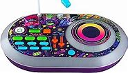 eKids Trolls World Tour DJ Trollex Party Mixer Turntable Toy for Kids Toddler Children, Built in Microphone, Record, Sound Effects, LED Light Show Medium
